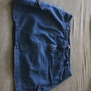 Woman Within Cotton Denim Skort 20W